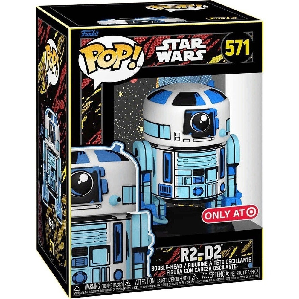 Funko Pop Star Wars R2-D2 571 Unisex Blue NEW Target Exclusive Retro Comic